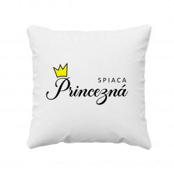 Spiaca princezná - vankúš s potlačou