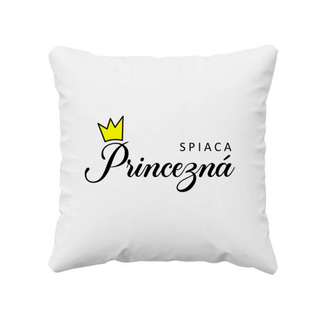 Spiaca princezná - vankúš s potlačou