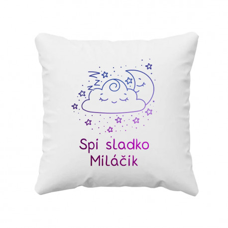 Spi sladko miláčik - vankúš s potlačou