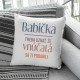 Babička, treba uznať, že vnúčatá sa ti podarili - vankúš s potlačou