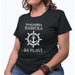 Najlepšia babička sa plaví - dámske alebo unisex tričko s potlačou