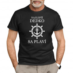 Najlepší dedko sa plaví - pánske tričko s potlačou