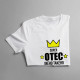 Super otec - iného takého na svete nenájdeš - pánske tričko s potlačou