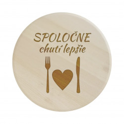 Spoločne chutí lepšie - servírovacia otočná doska