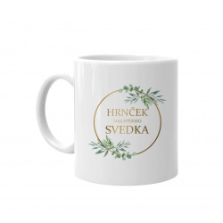 Hrnček najlepšieho svedka - keramický hrnček s potlačou