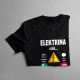 Elektrina volá - musím ísť - pánske tričko s potlačou