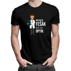 Nielen že fešák, ale aj optik - pánske tričko s potlačou