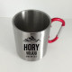 Hory volajú - musím ísť - kovový hrnček s karabínkou