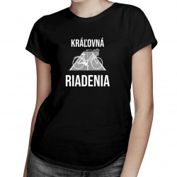 Kráľovná riadenia - dámske tričko s potlačou