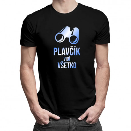 Plavčík vidí všetko - pánske tričko s potlačou