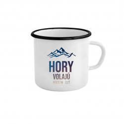 Hory volajú - musím ísť - smaltovaný hrnček s potlačou