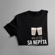 Majster sa nepýta, majster nalieva - pánske tričko s potlačou