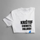 (MENO) chovateľ holubov - Personalizovaný produkt - pánske tričko s potlačou
